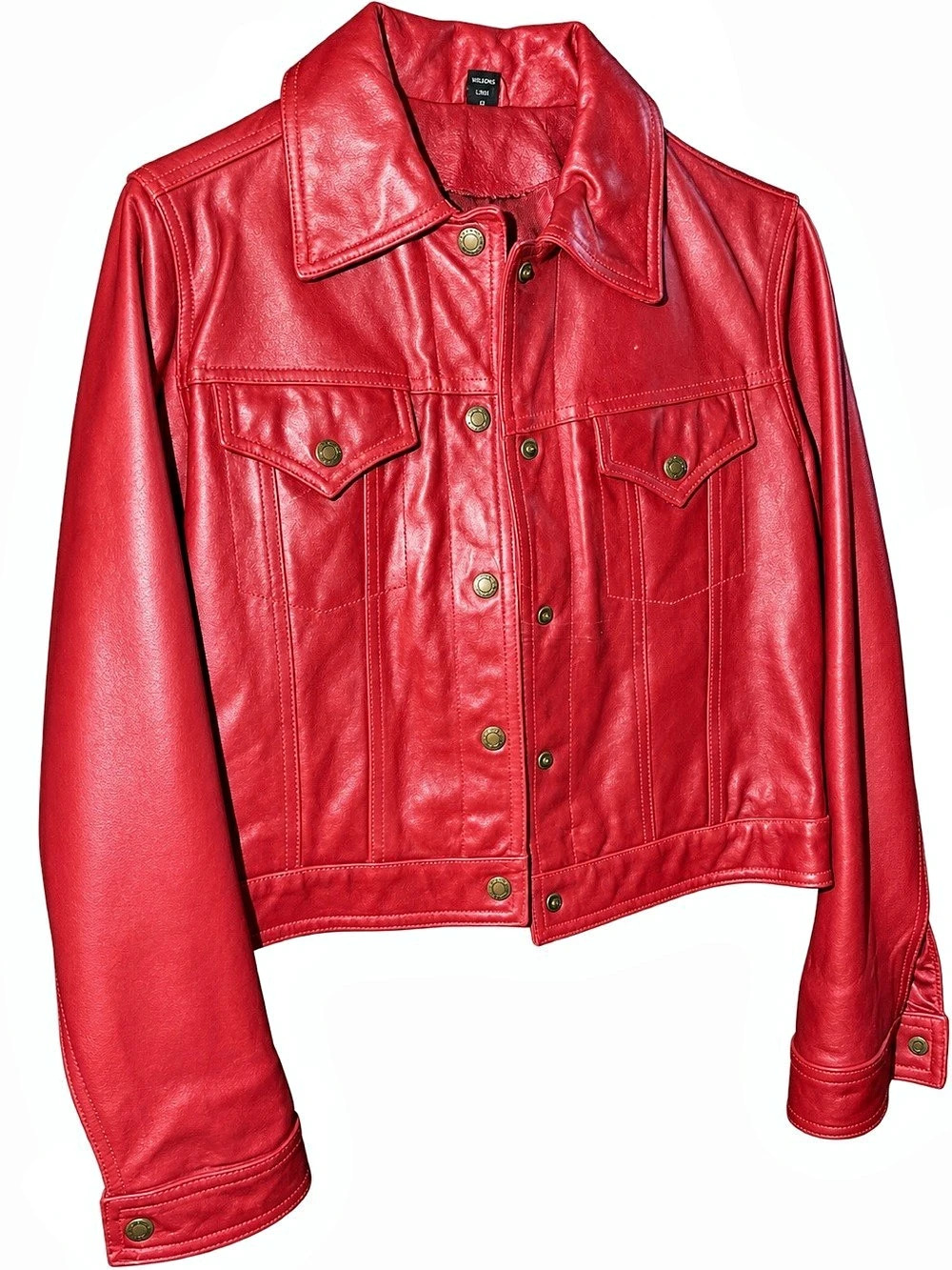 Finity Red Leather Jacket Like New